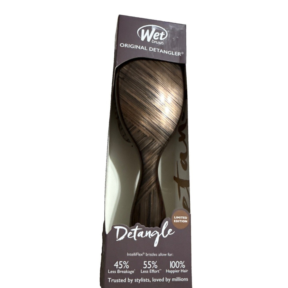Wet Brush Original Detangle Less Breakage Copper Black Limited Edition New